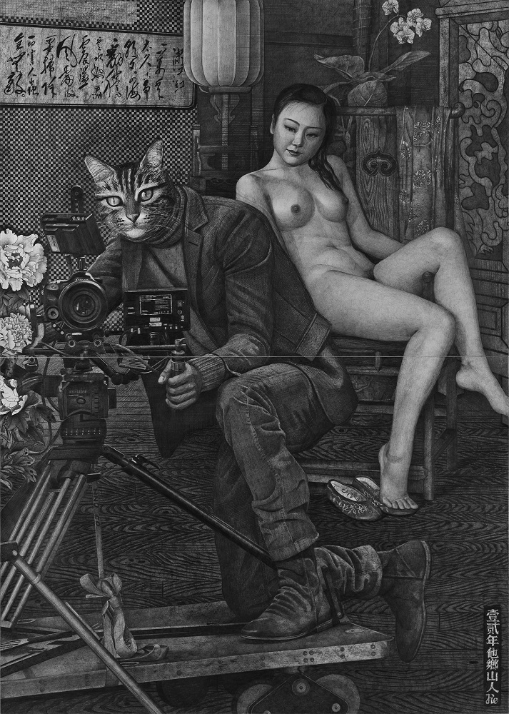 Pencil on paper, 100x140cm, 25'000.- CHF