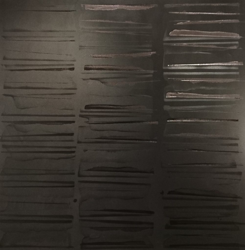 Chinese ink on canvas, 100x100cm, 5'500.- CHF