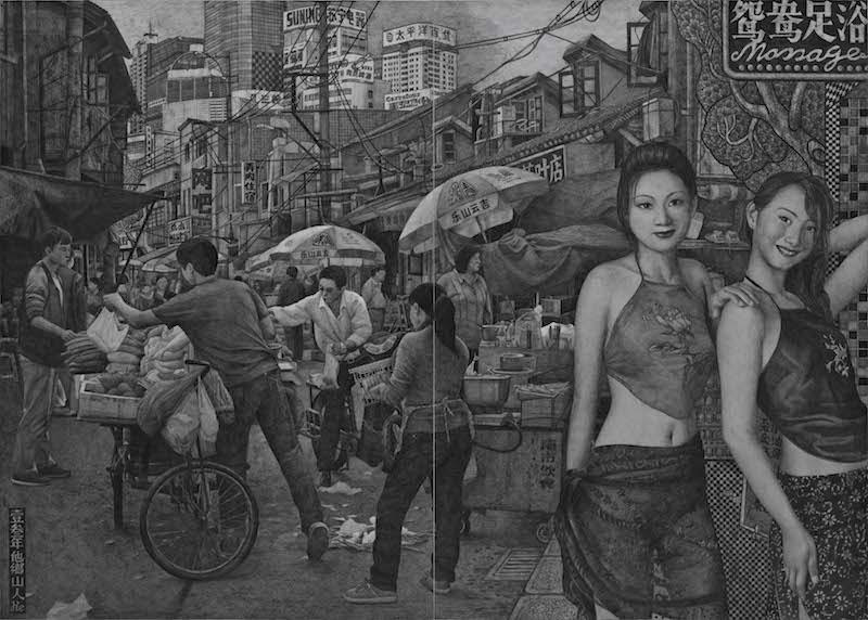 Qiu Jie, Pencil on paper, 100x140cm, 20’000.- CHF