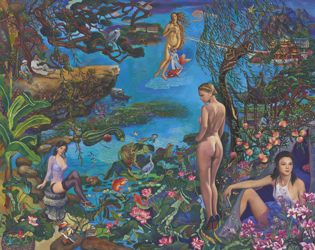 Qiu Jie, Oil on canvas, 160x200cm, 40’000.- CHF